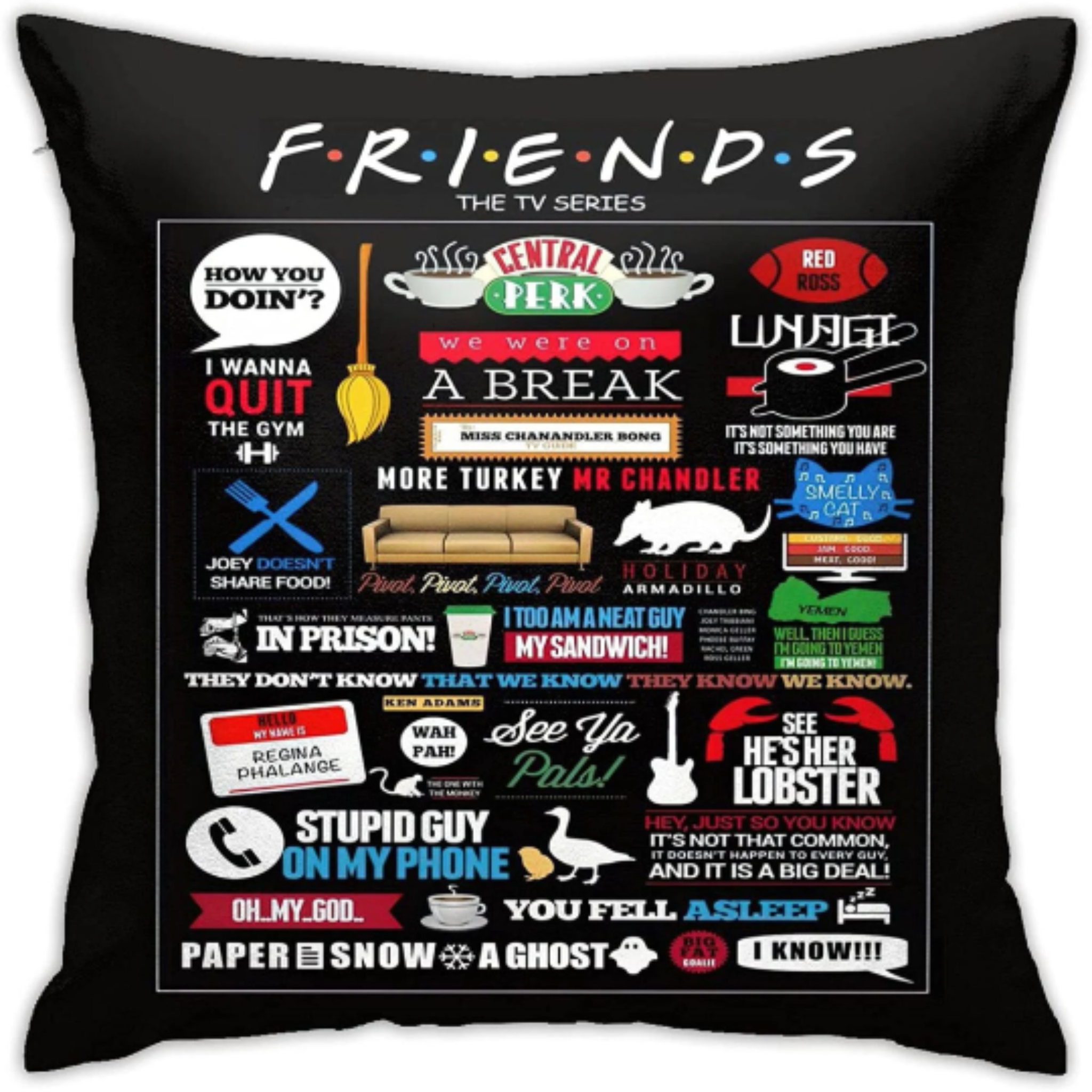 Friends tv show clearance cushion