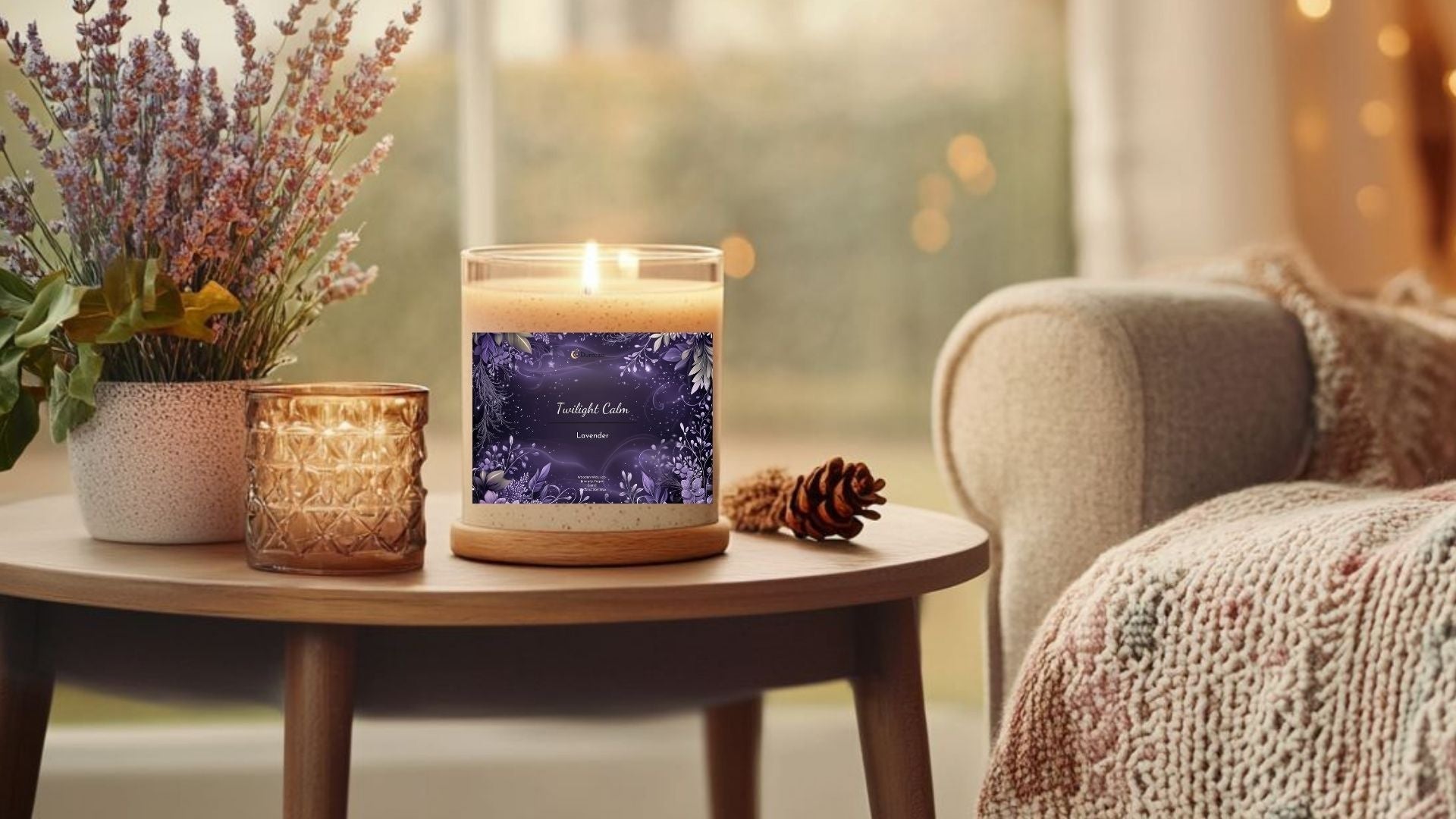 Spreading Comfort with Twilight Calm Lavender Scented Candle