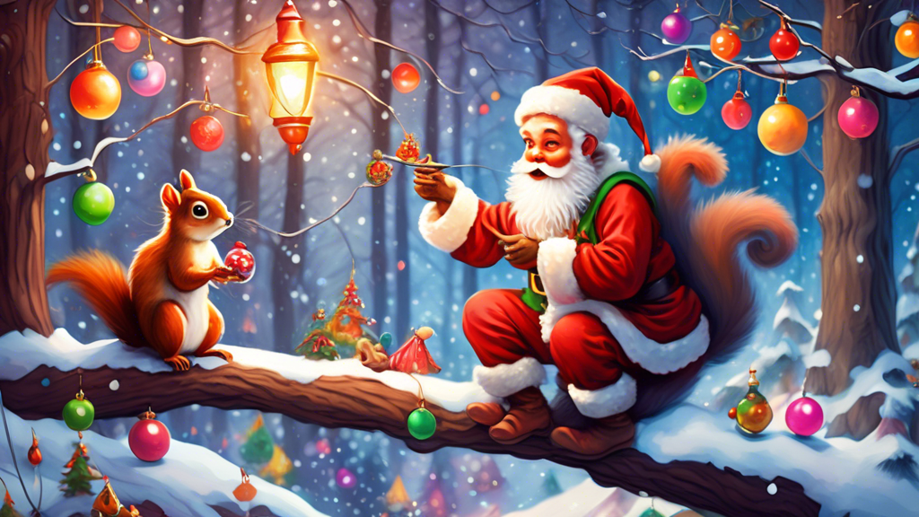 Discover the joy of whimsical Christmas paintings! Explore charming winter wonderlands and playful h