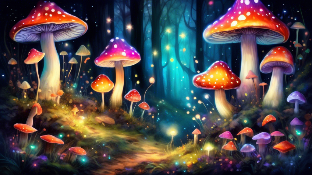 Learn to paint the magic of nature with this whimsical mushroom painting guide! Discover the enchant