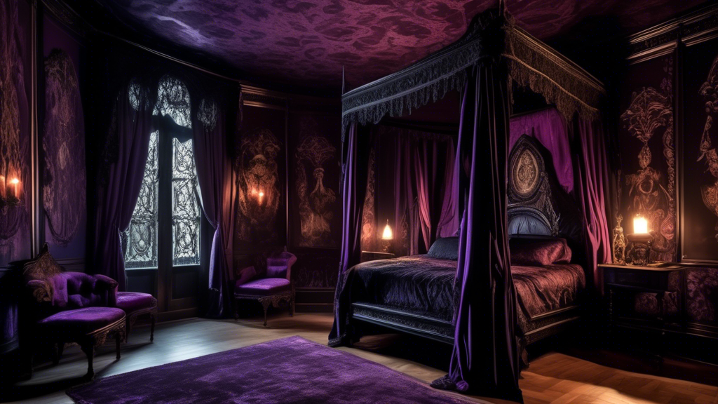 Gothic Decor for a Bewitching Bedroom