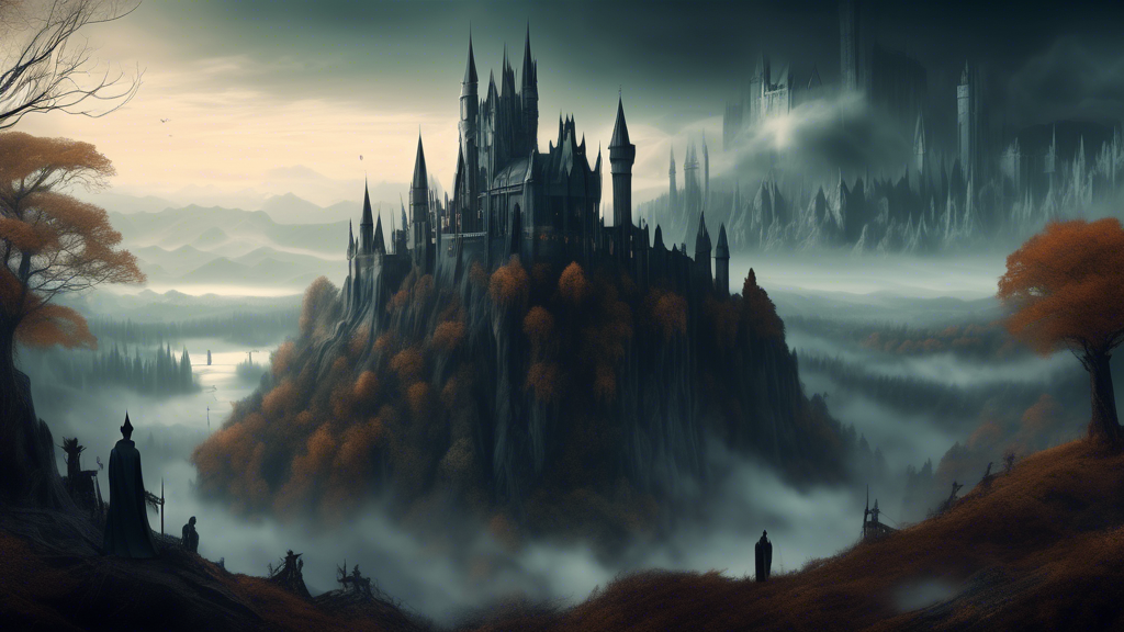 Immerse yourself in the enchanting realm of Gothic fantasy art, where darkness and beauty intertwine