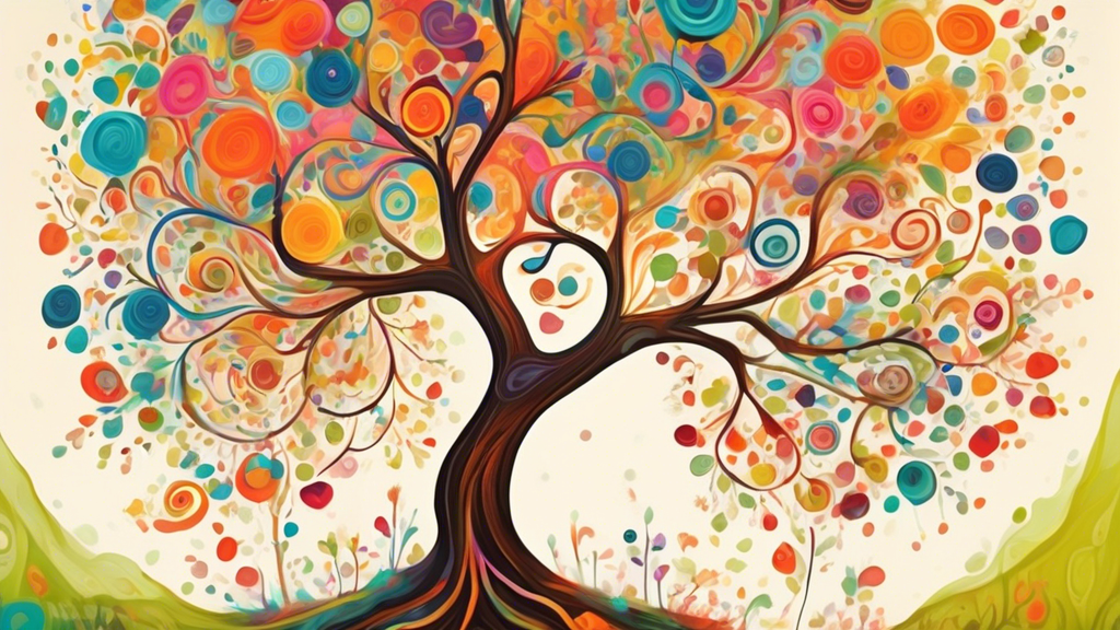 Discover the magical world of whimsical tree painting, where nature's charm is brought indoors throu