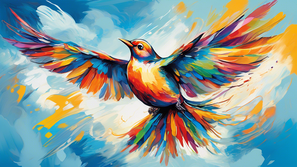 Discover the whimsical world of bird paintings, where vibrant colors, playful compositions, and ench