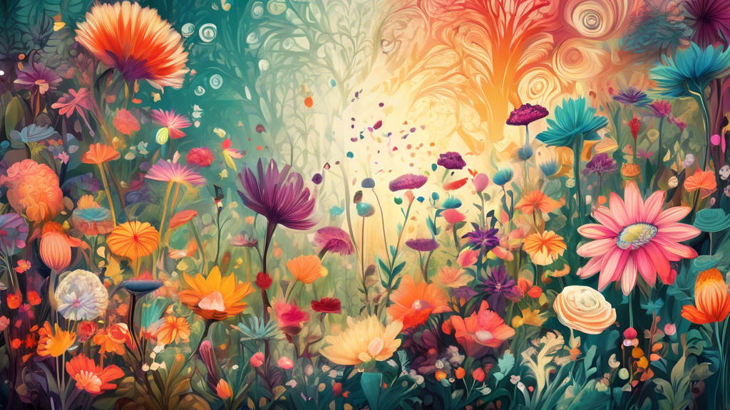 Unlock the secrets of painting whimsical flowers with our expert guide, featuring materials, techniq