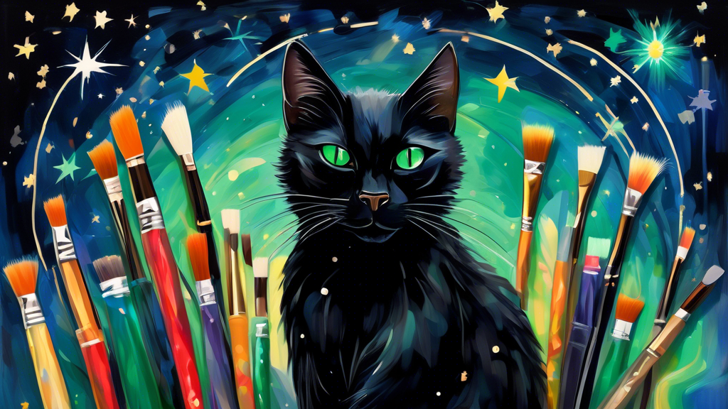 Discover the captivating world of black cat art and explore its rich history, symbolism, and diverse