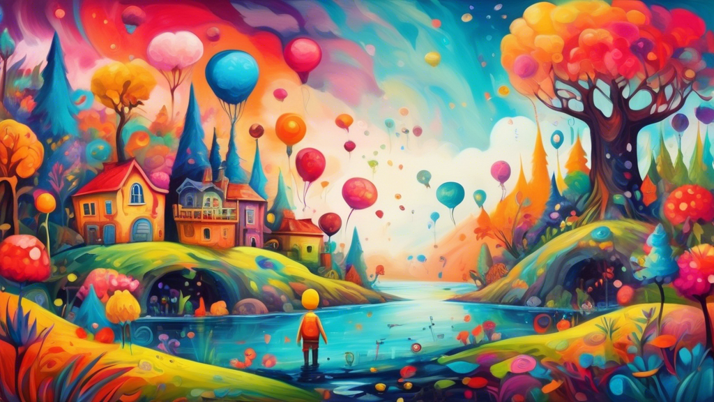 Escape into a world of whimsy with our collection of enchanting landscape paintings. Durazza's whims