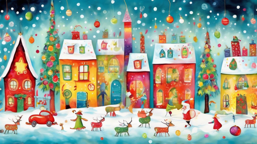 Discover the enchanting world of whimsical Christmas paintings at Durazza. Explore captivating canva