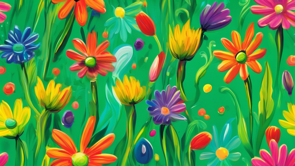 Discover the joy and wonder of whimsical flower paintings! Explore vibrant colors, playful compositi