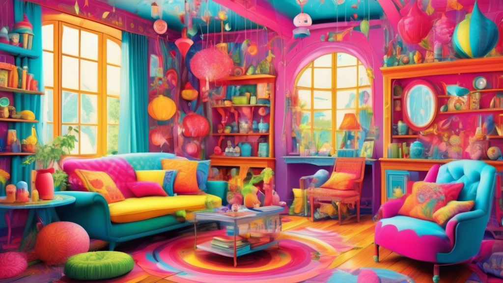 Whimsical decorating transforms your home into a magical haven with playful patterns, unique texture