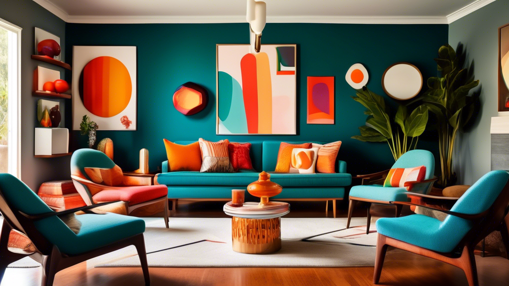 Delve into the vibrant hues and timeless elegance of mid-century modern masterpieces, where renowned