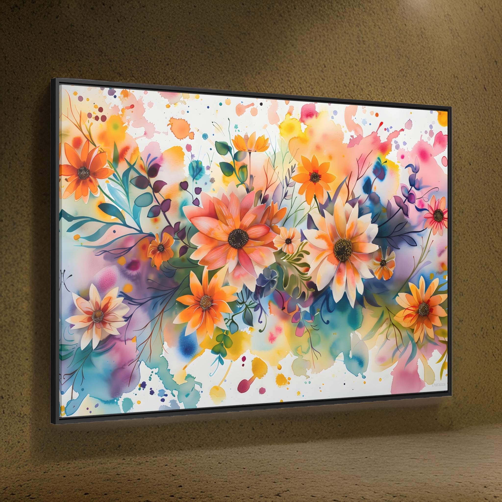 Blooming Florals Wall Art: Watercolor Painting