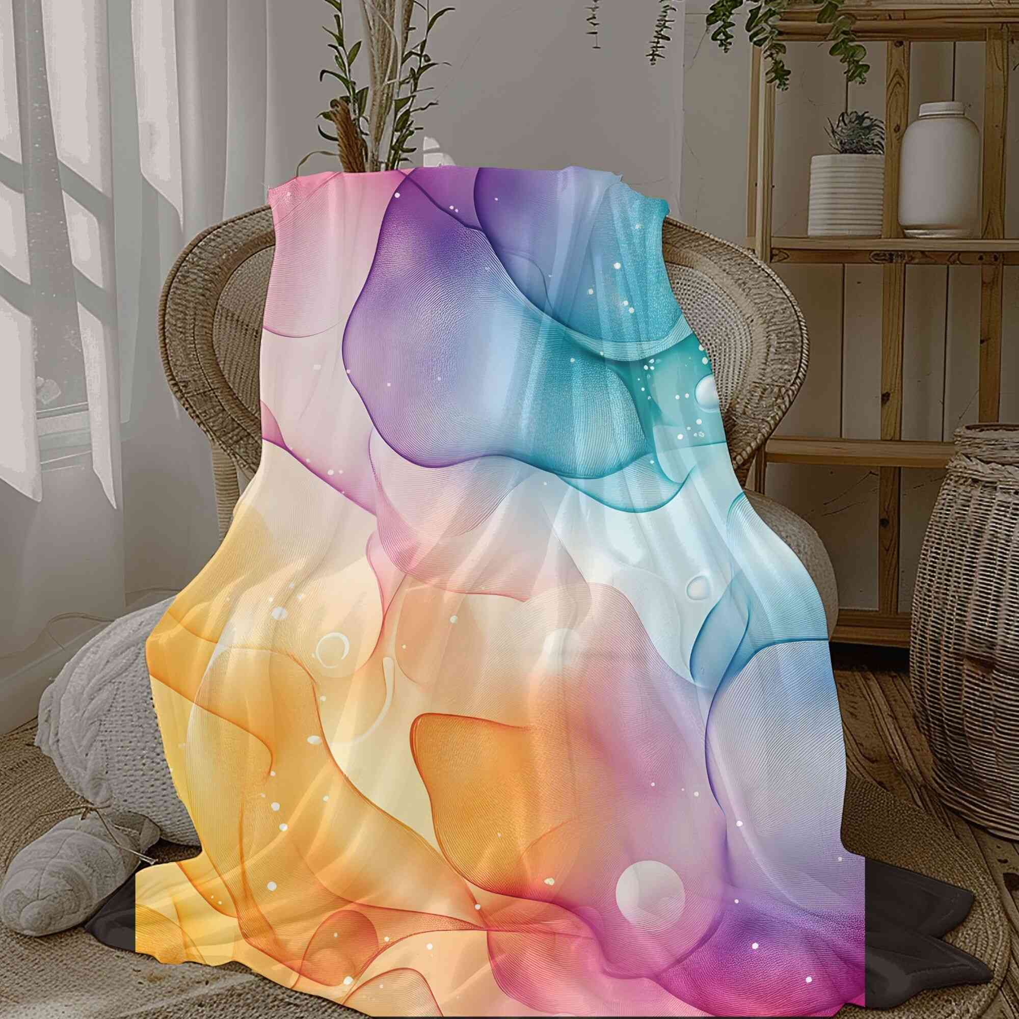 Galaxy Throw Blanket – Ethereal Home Decor | Cosmic Tides