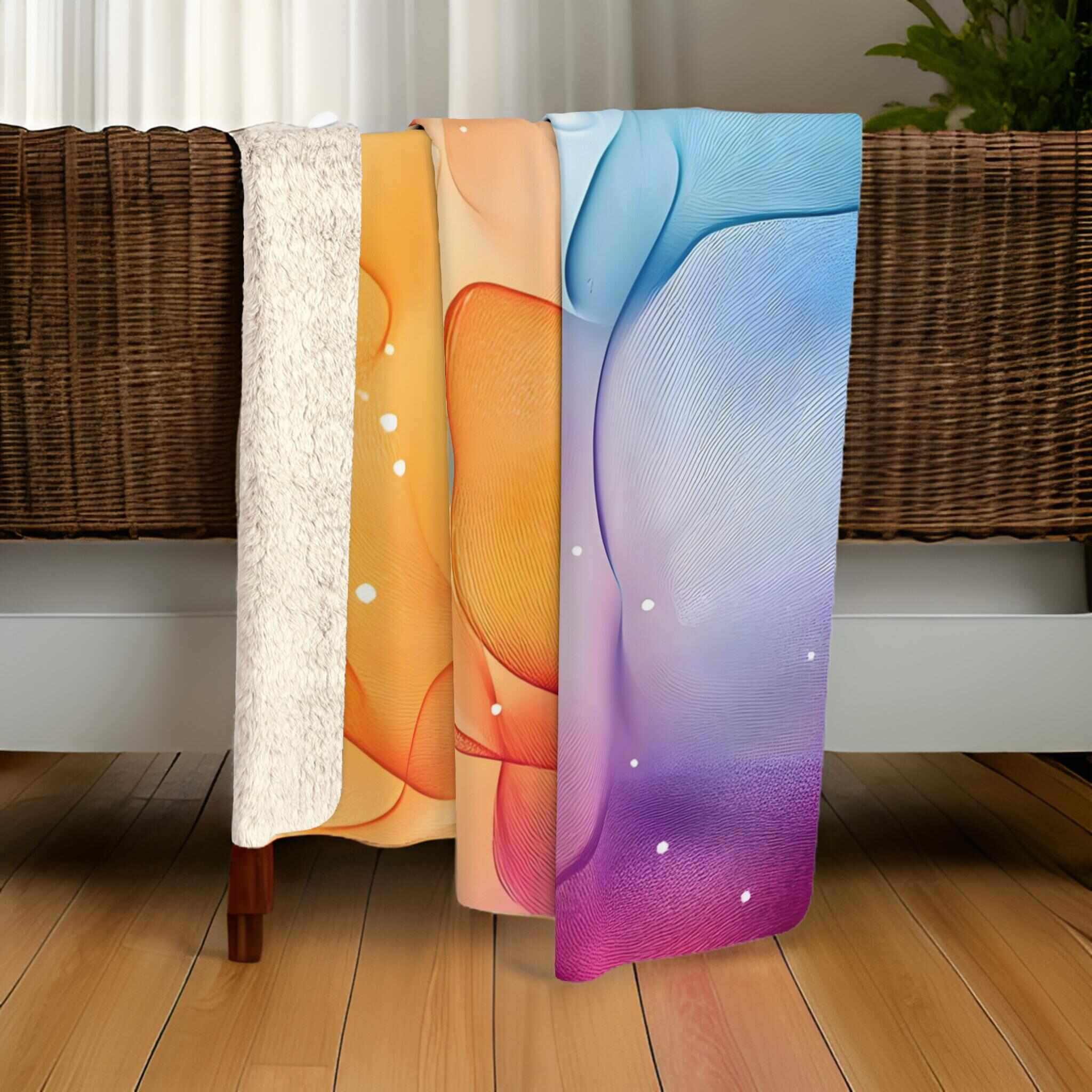 Galaxy Throw Blanket – Ethereal Home Decor | Cosmic Tides