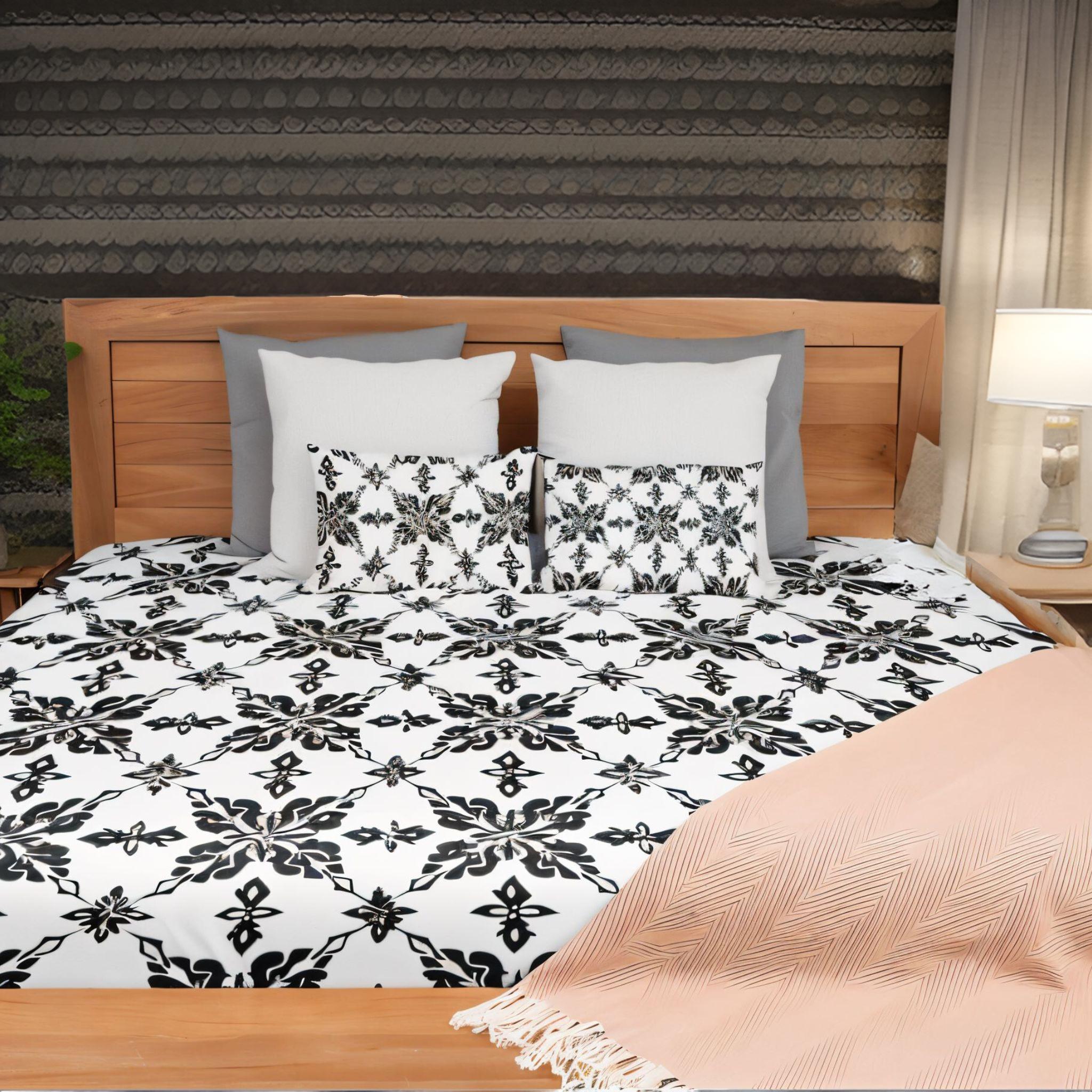 Damask Dreams Duvet Cover: Goth Bedding