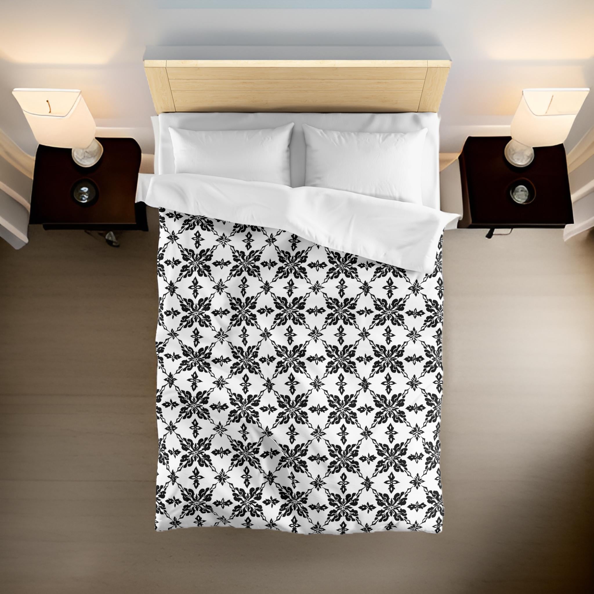 Damask Dreams Duvet Cover: Goth Bedding