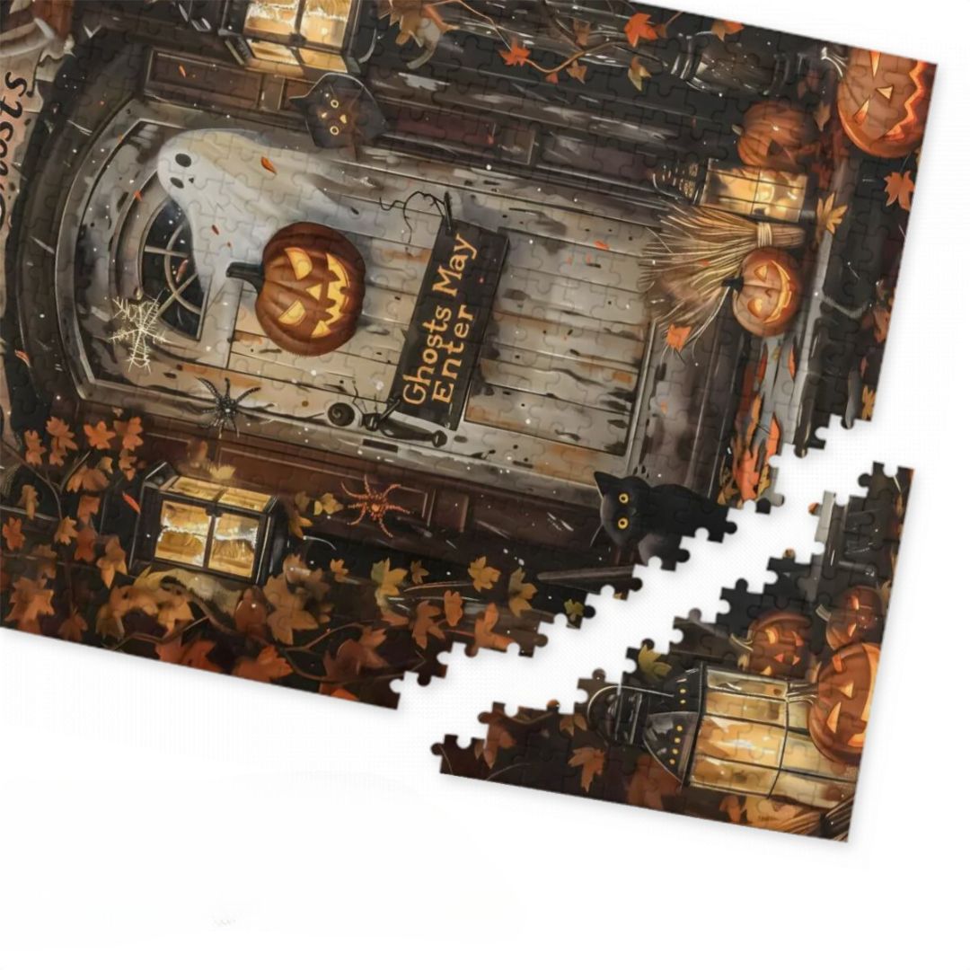 Eerie Entry Halloween Jigsaw Puzzle 500 or 1000 Piece