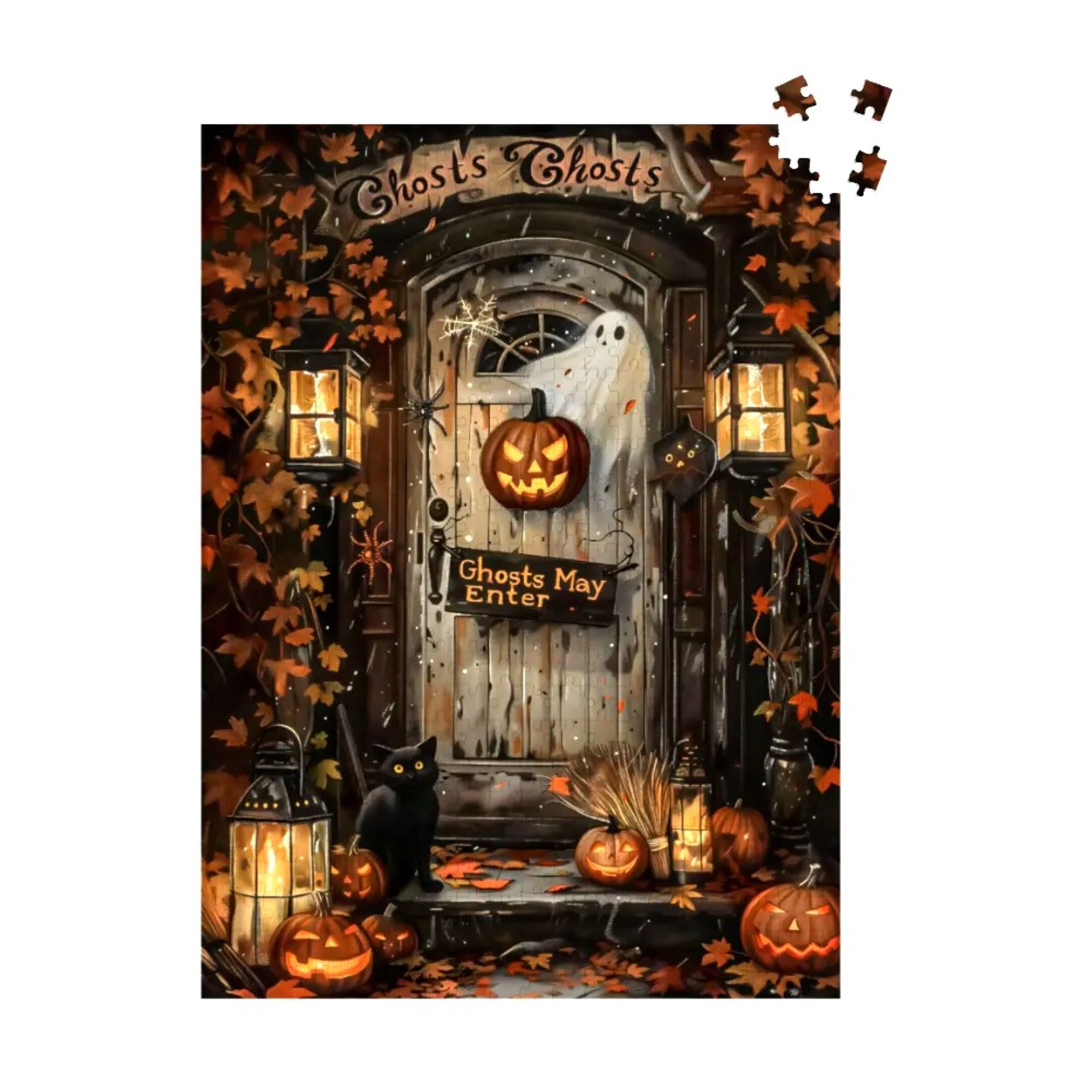 Eerie Entry Halloween Jigsaw Puzzle 500 or 1000 Piece