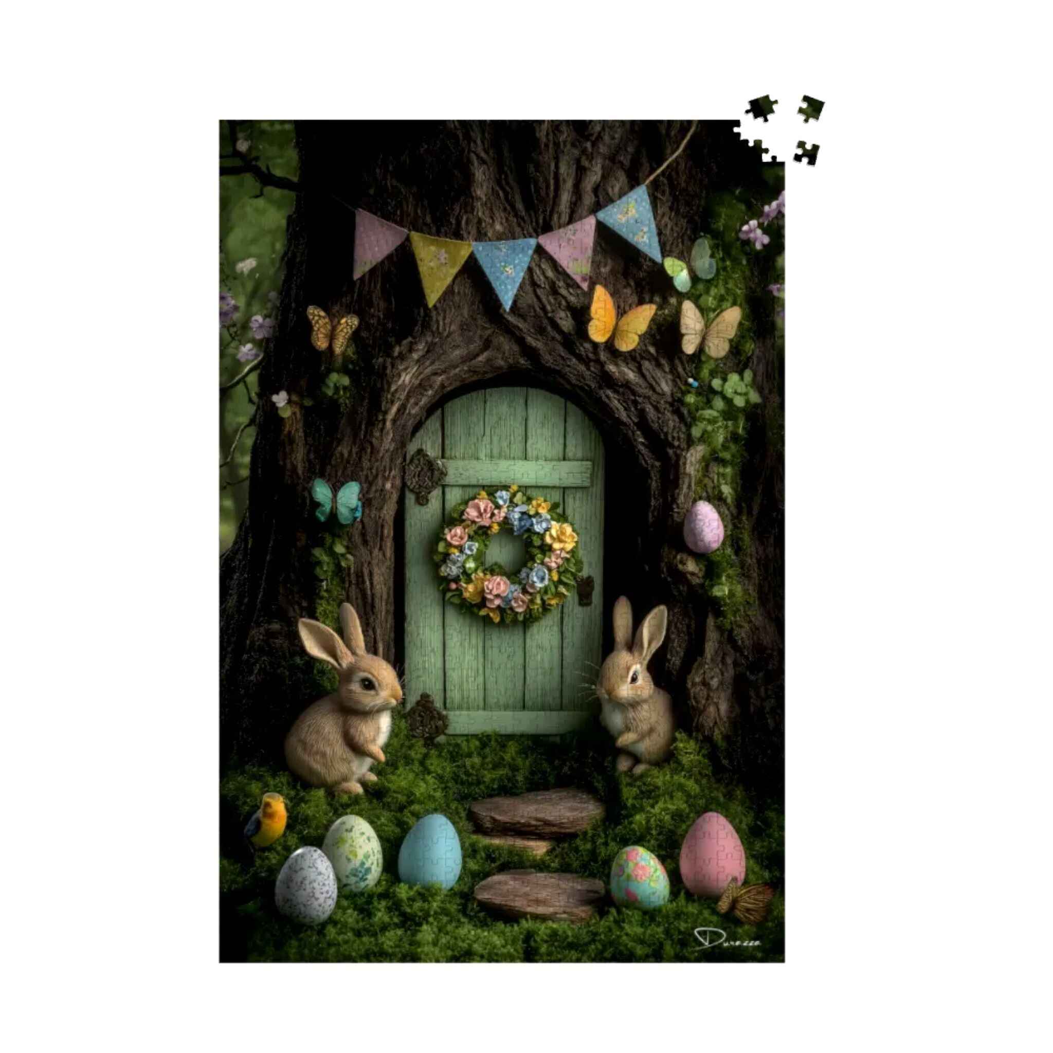 Easter Jigsaw Puzzle: Fantasy Bunny | Enchanted Hollow