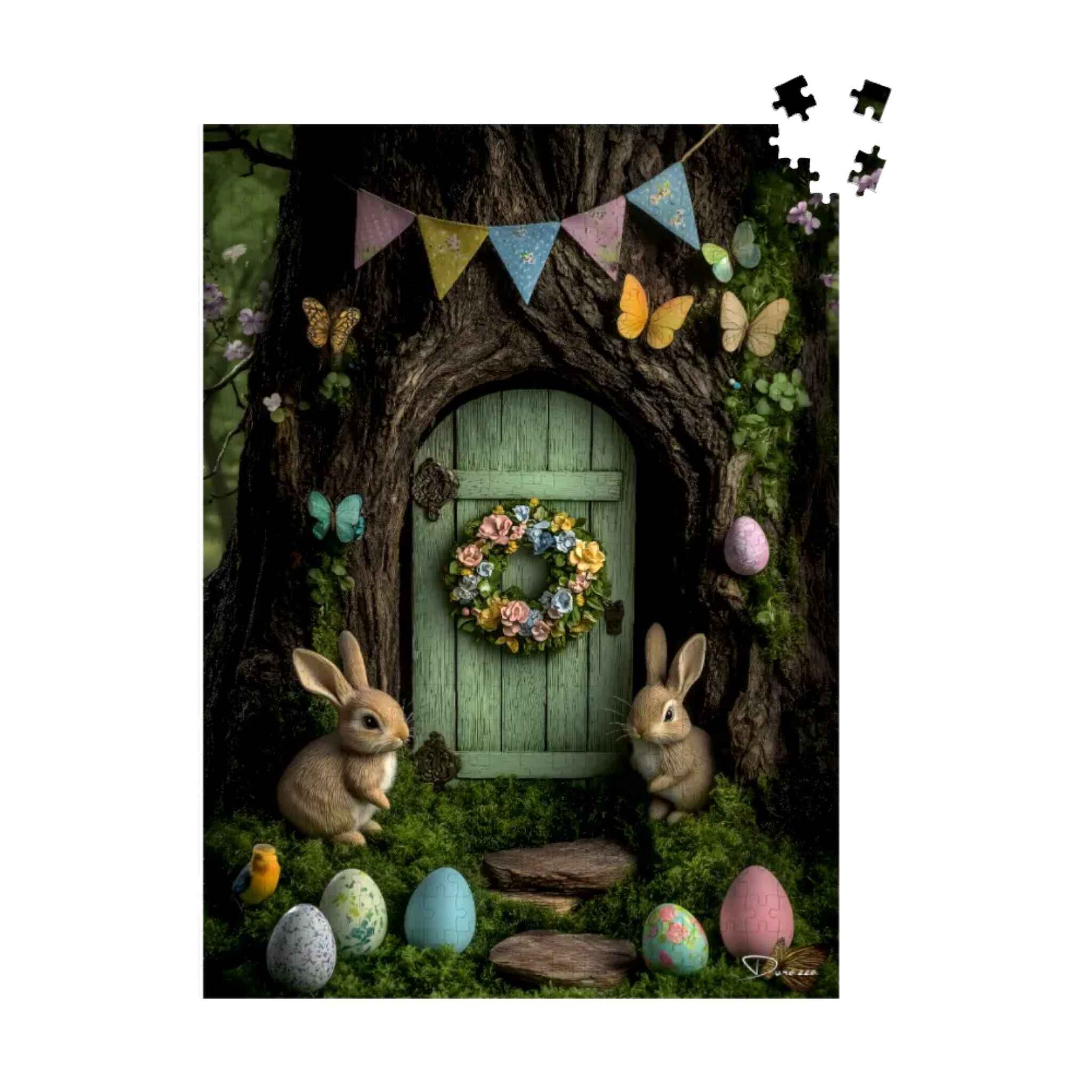 Easter Jigsaw Puzzle: Fantasy Bunny | Enchanted Hollow