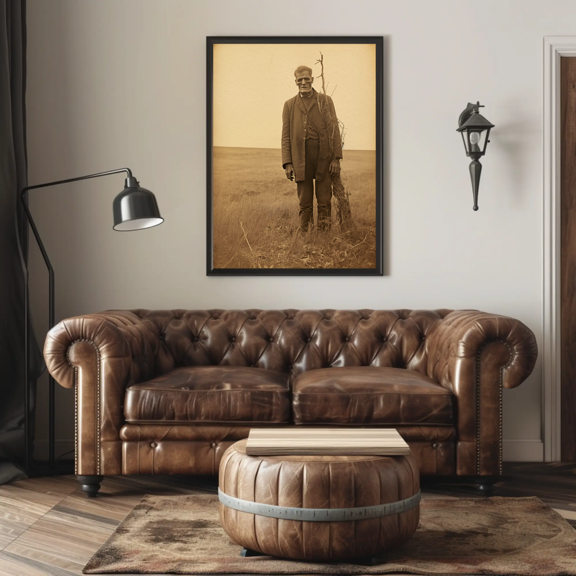 Frankenstein's Loneliness Wall Art: Vintage Photography