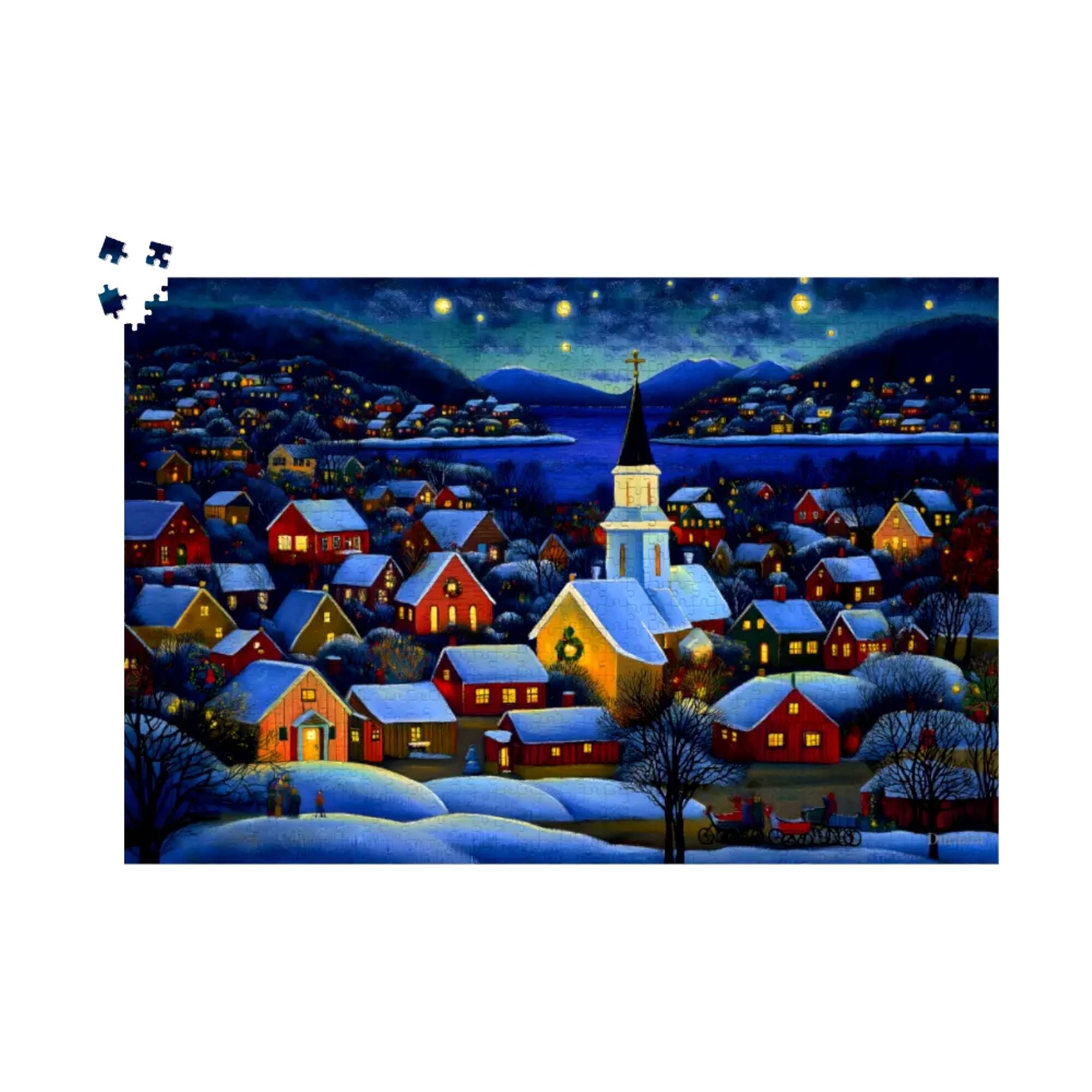 Frost Chapel Jigsaw Puzzle 500 or 1000 Piece