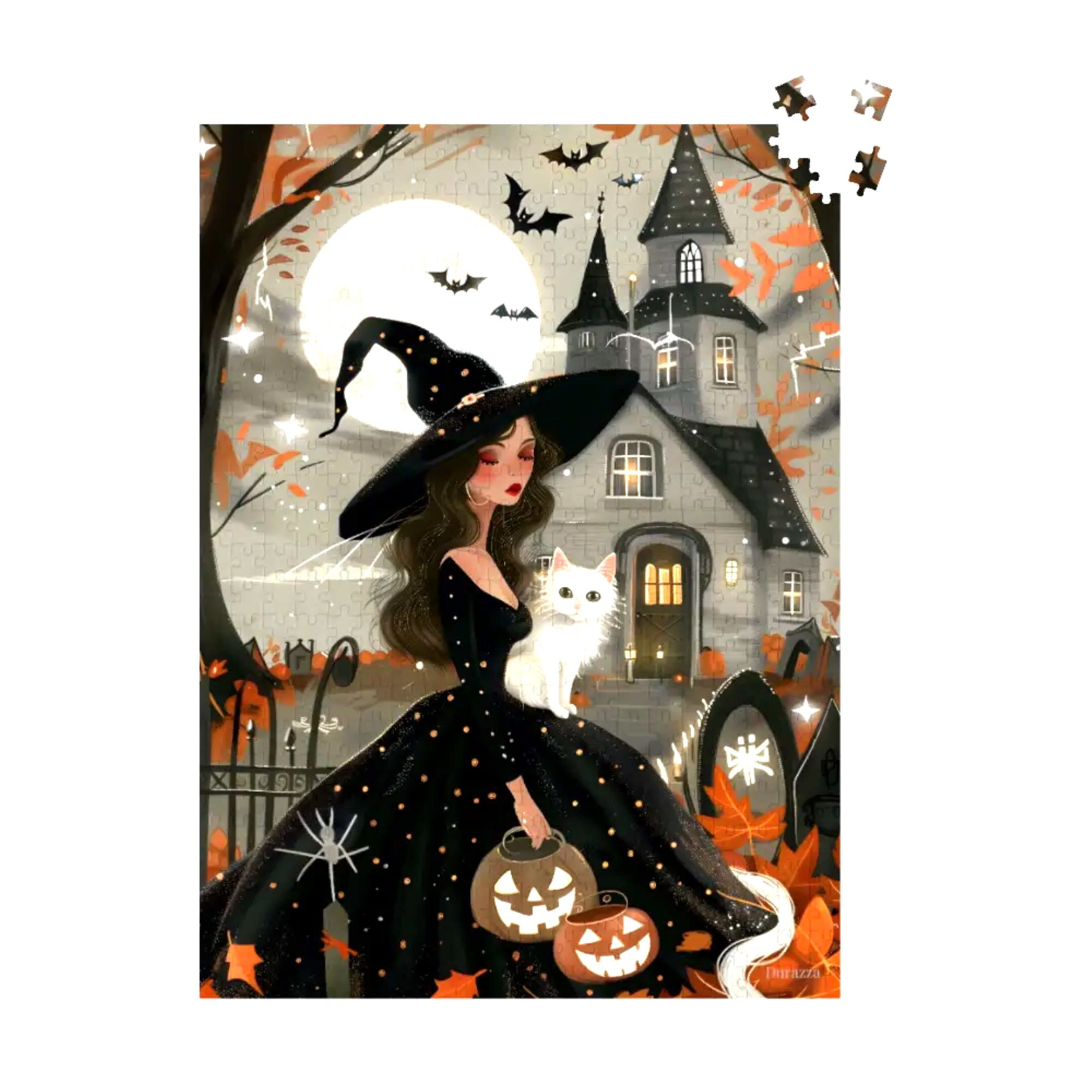 Moonlight Witch Jigsaw Puzzle 500 or 1000 Piece