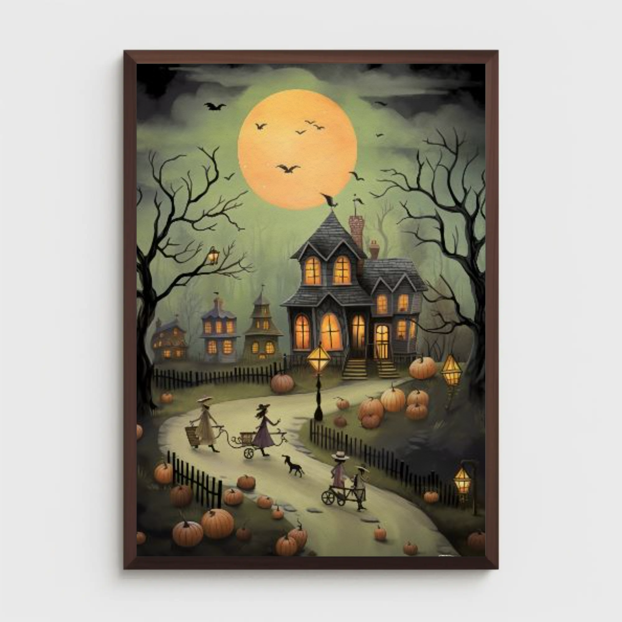 Nighttime Autumn Fun Poster: Kid Friendly