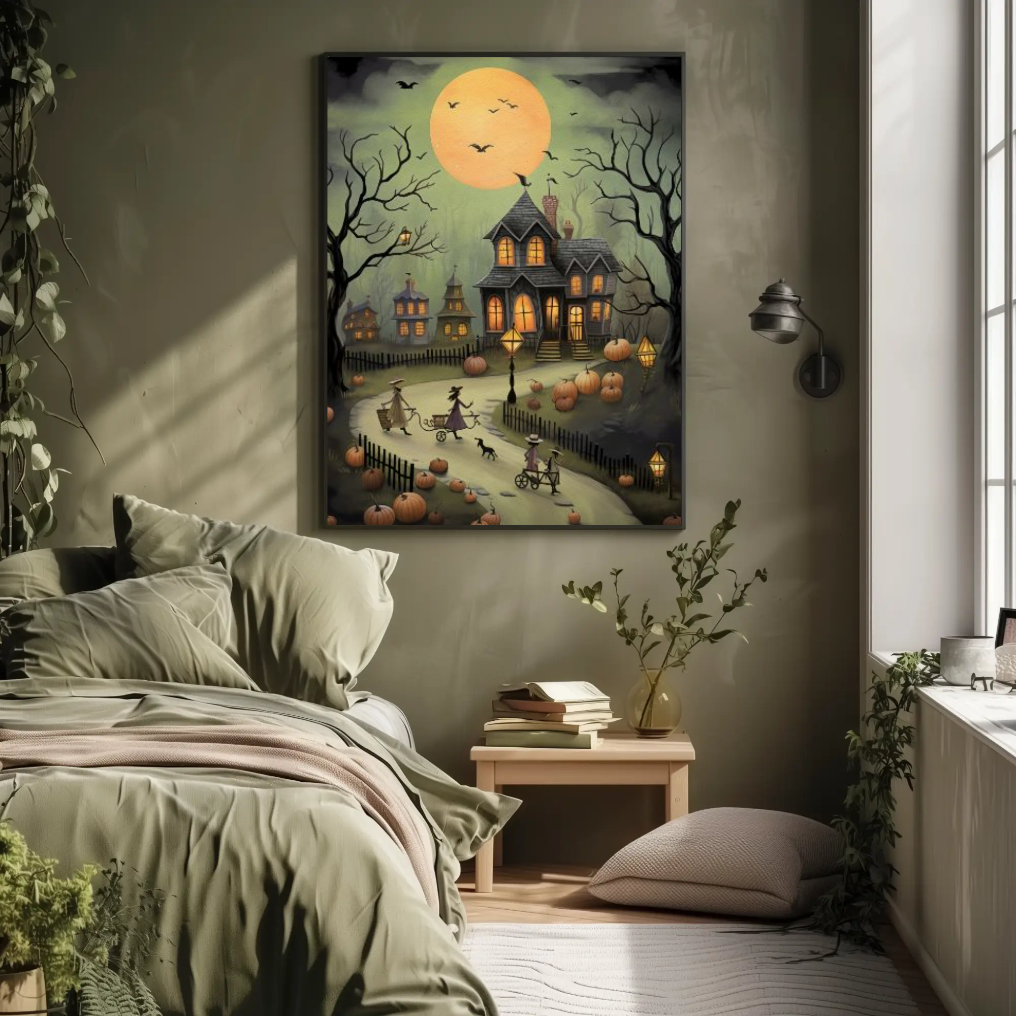 Nighttime Autumn Fun Poster: Kid Friendly