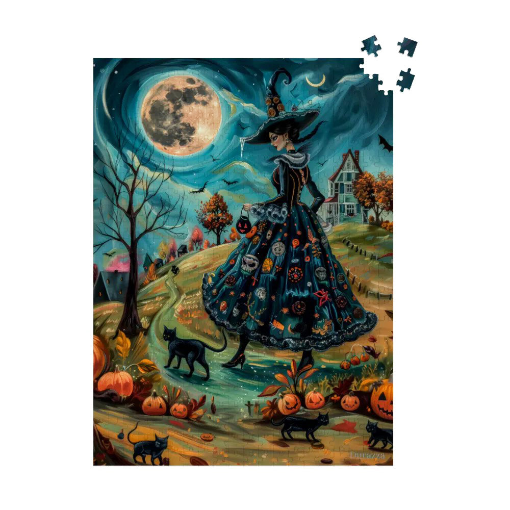 Hazel's Witchy Life Jigsaw Puzzle 500 or 1000 Piece