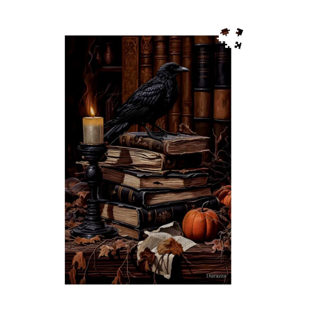 Raven's Library Jigsaw Puzzle 500 or 1000 Piece