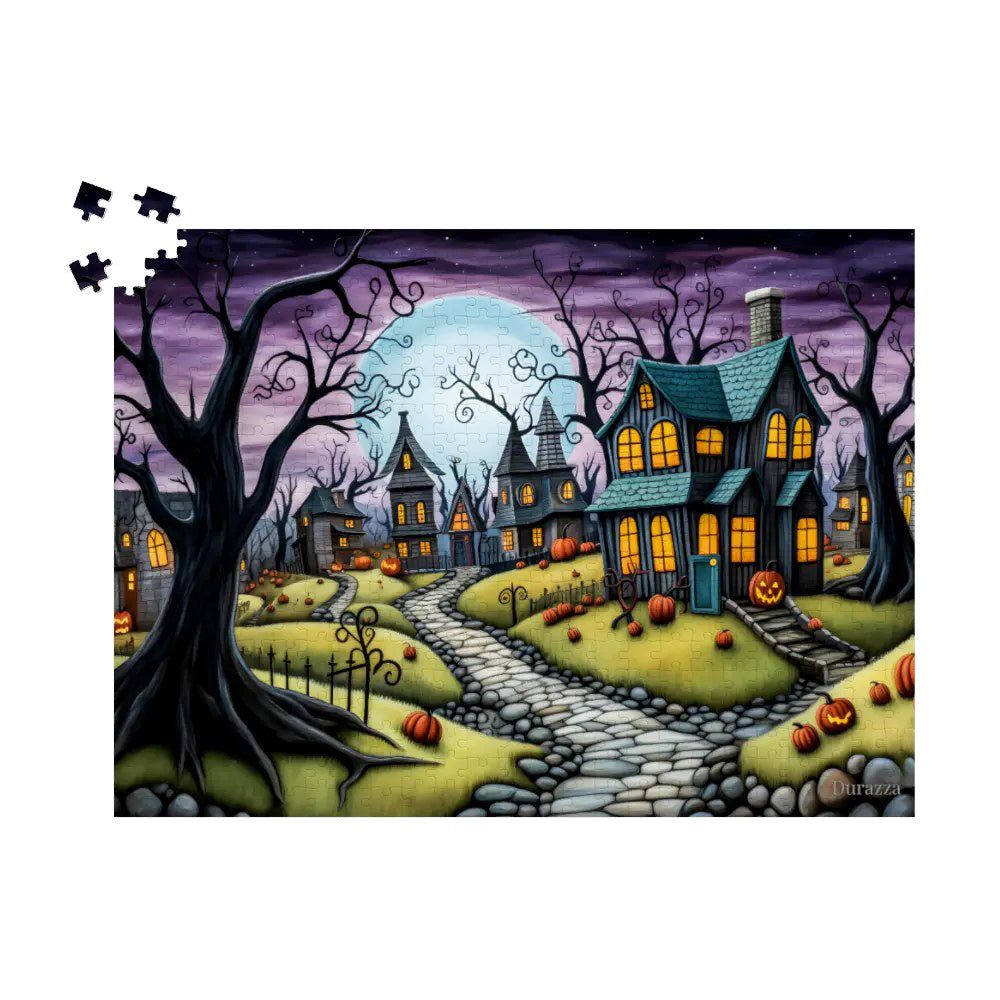 Spooky Cobblestone Path Jigsaw Puzzle 500 or 1000 Piece