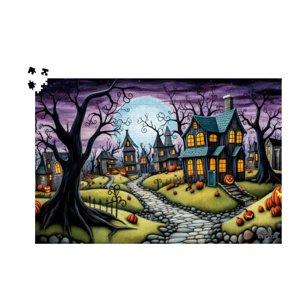 Spooky Cobblestone Path Jigsaw Puzzle 500 or 1000 Piece