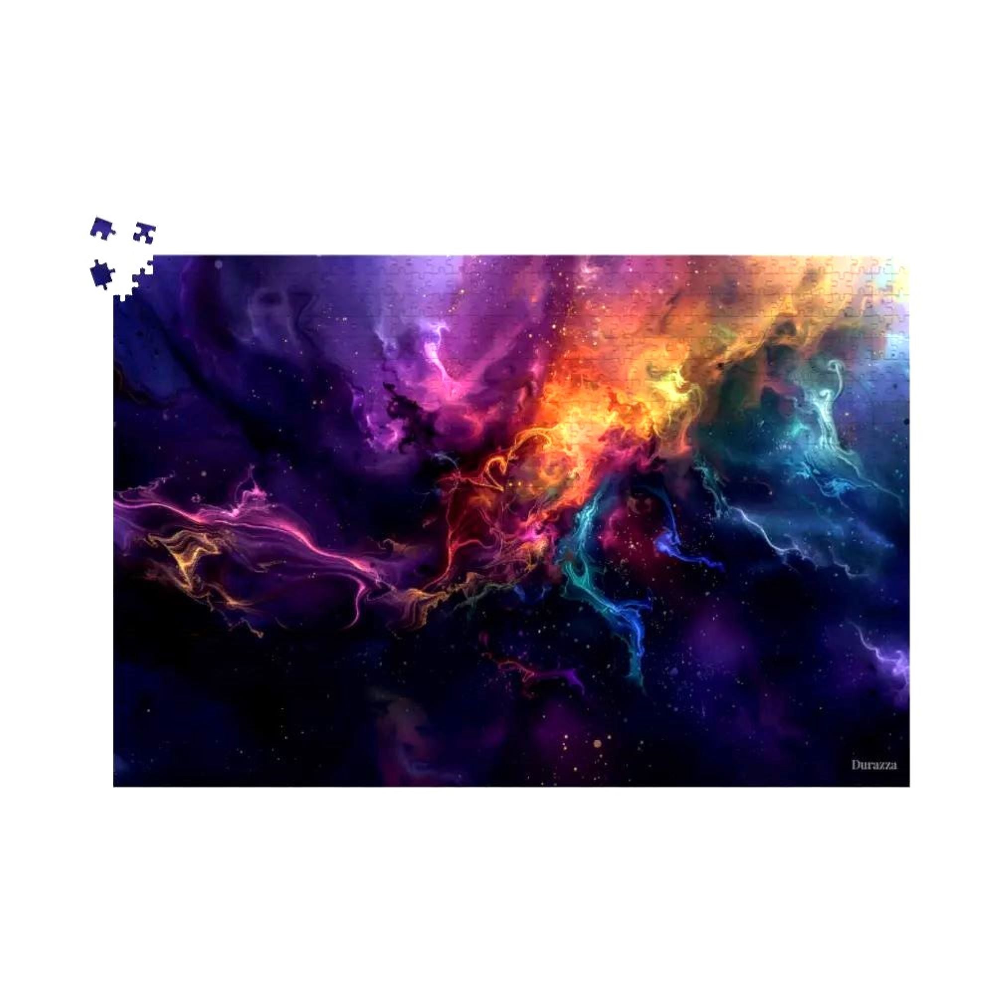 Swirling Galaxy Jigsaw Puzzle 500 or 1000 Piece: Celestial