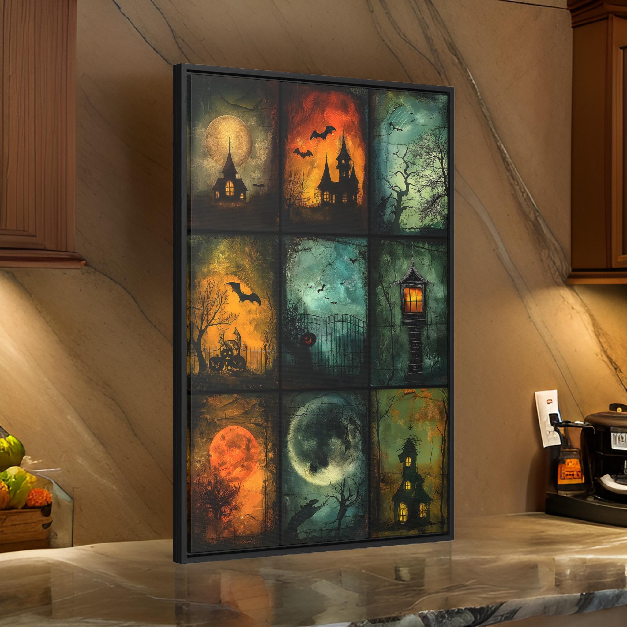 Symphony of Spook Wall Art: Gothic Halloween Art