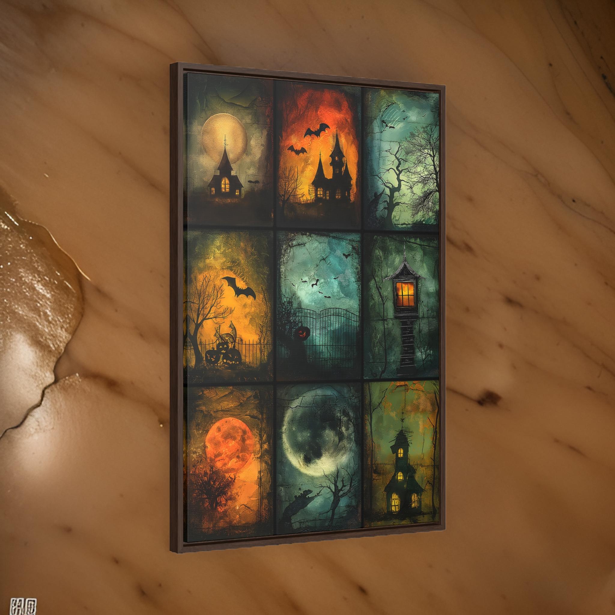 Symphony of Spook Wall Art: Gothic Halloween Art