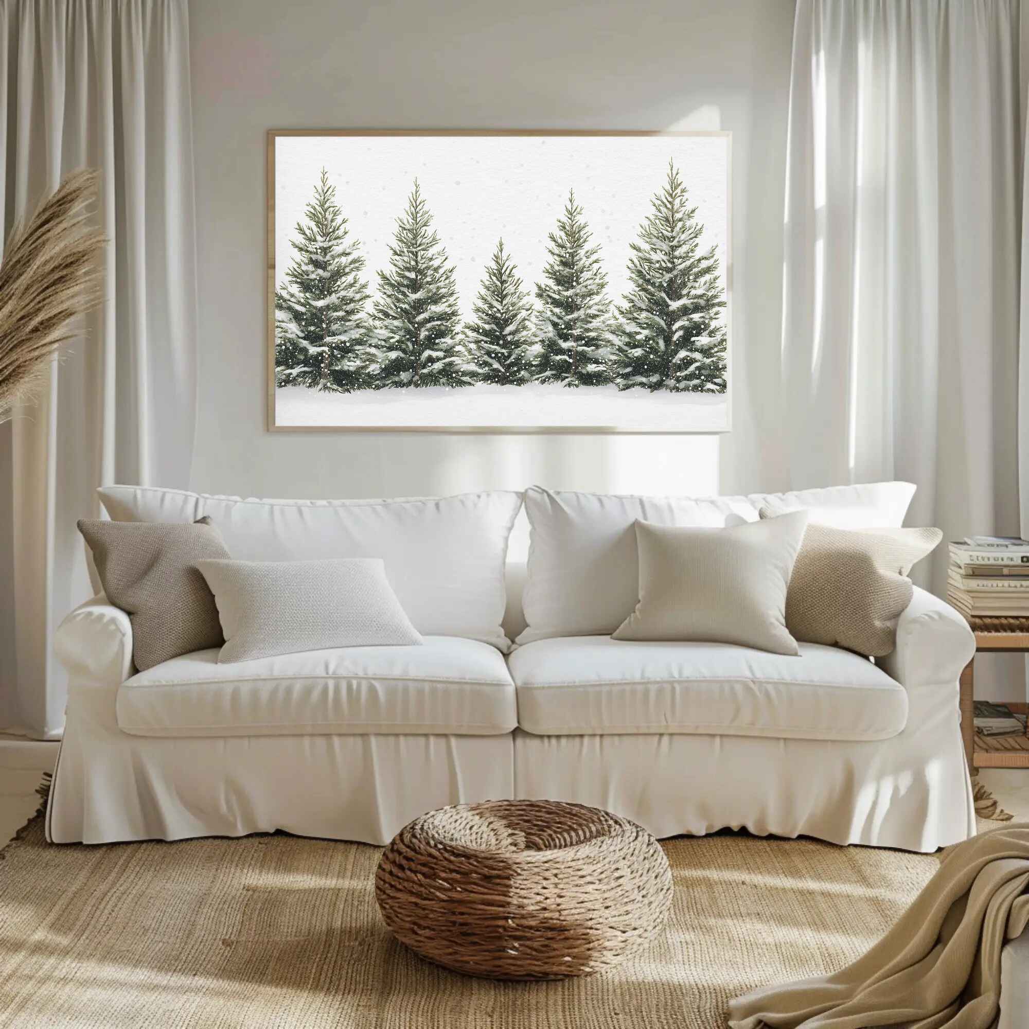 Whispering Pines Wall Art: Winter Home Decor