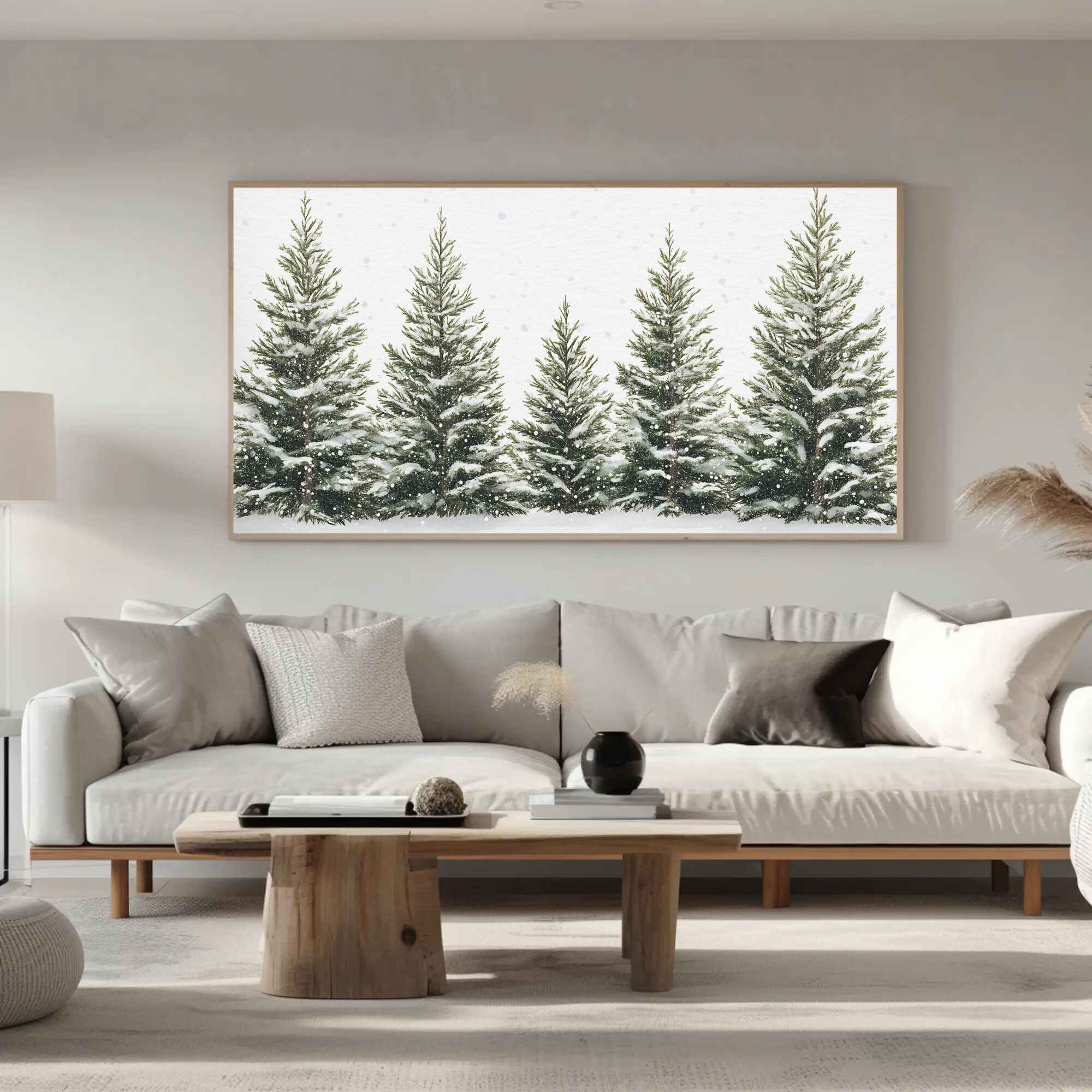 Whispering Pines Wall Art: Winter Home Decor