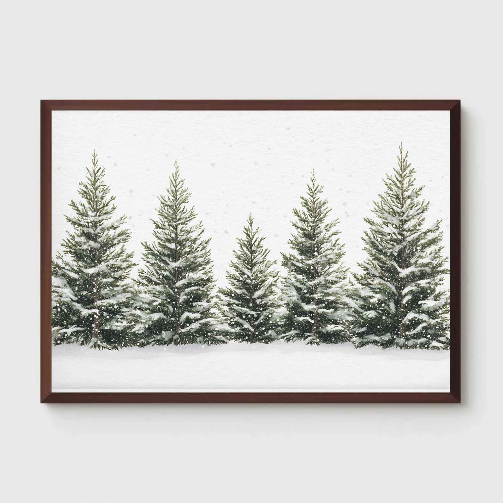 Whispering Pines Wall Art: Winter Home Decor