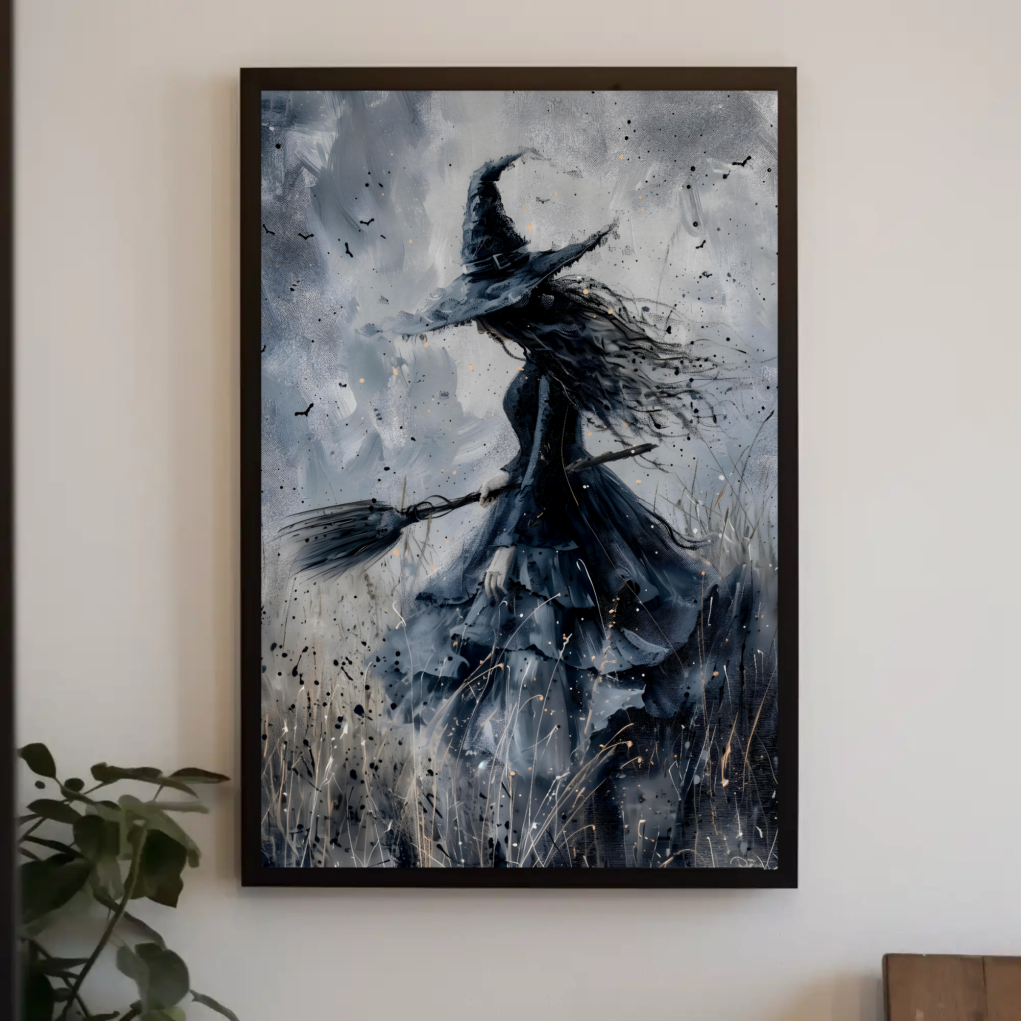 Minimalist Witch Wall Decor | Whispers in the Wind