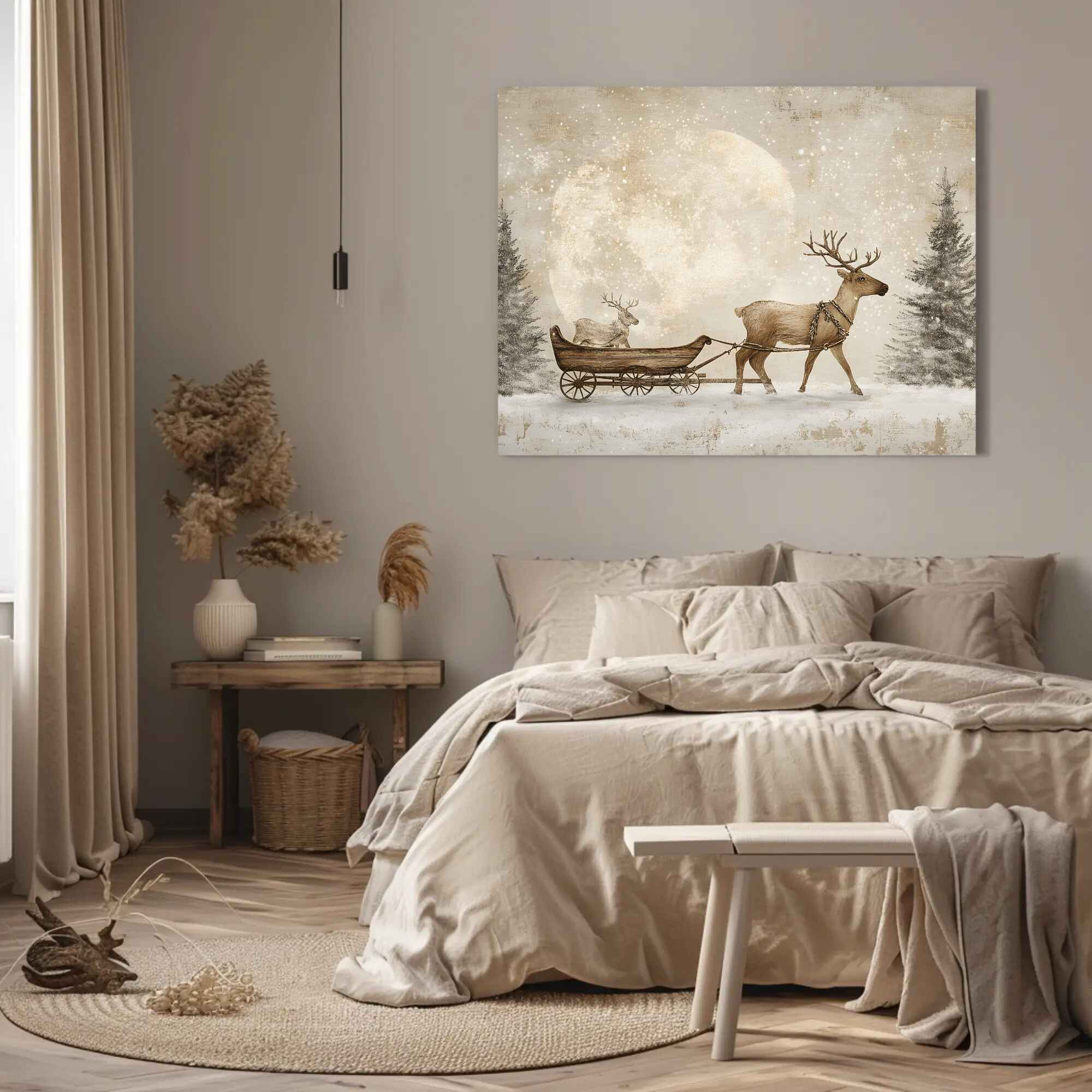 Winter's Eve Wall Art: Holiday Home Decor