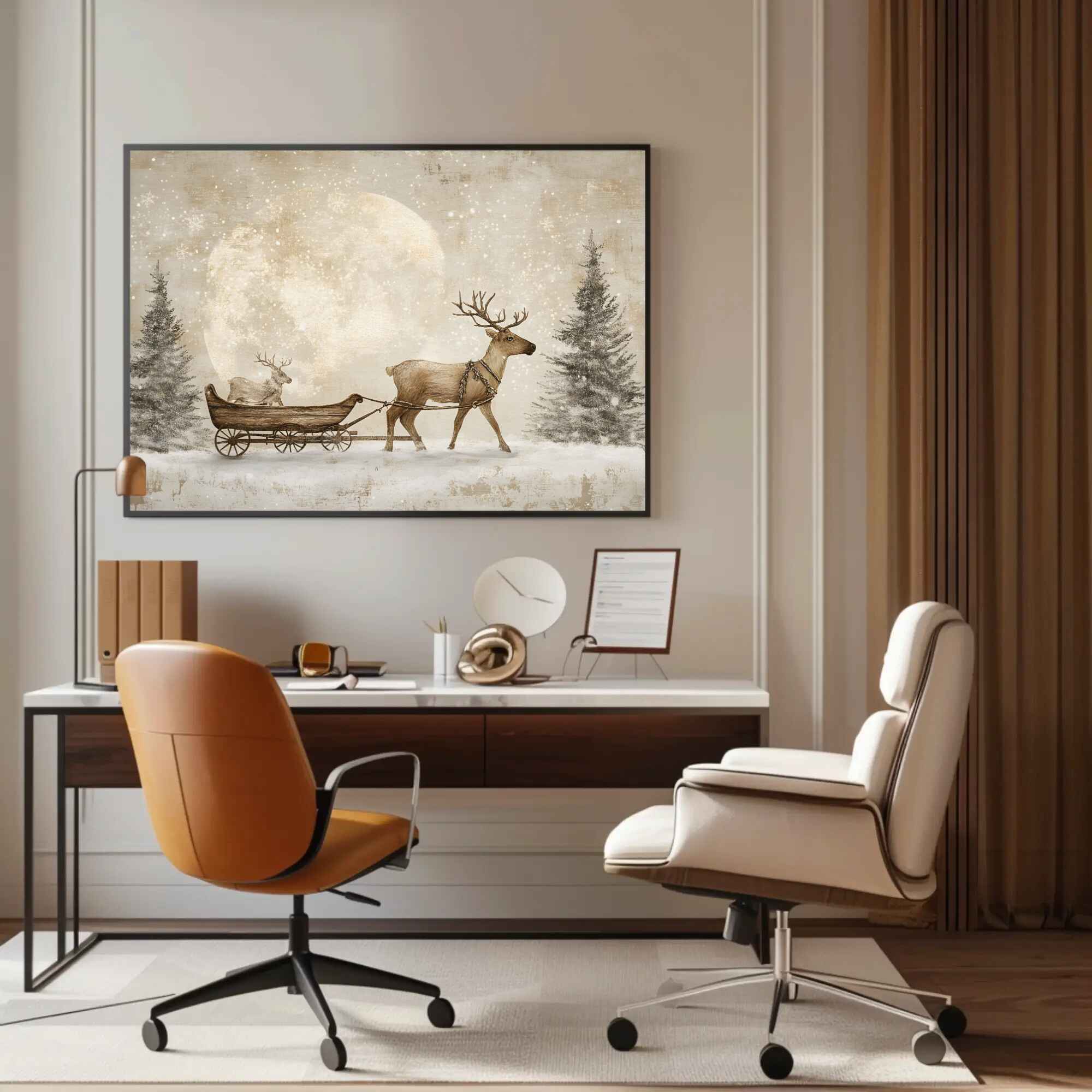 Winter's Eve Wall Art: Holiday Home Decor