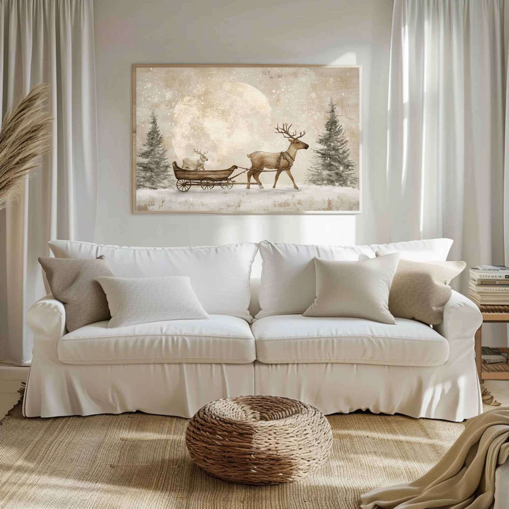 Winter's Eve Wall Art: Holiday Home Decor