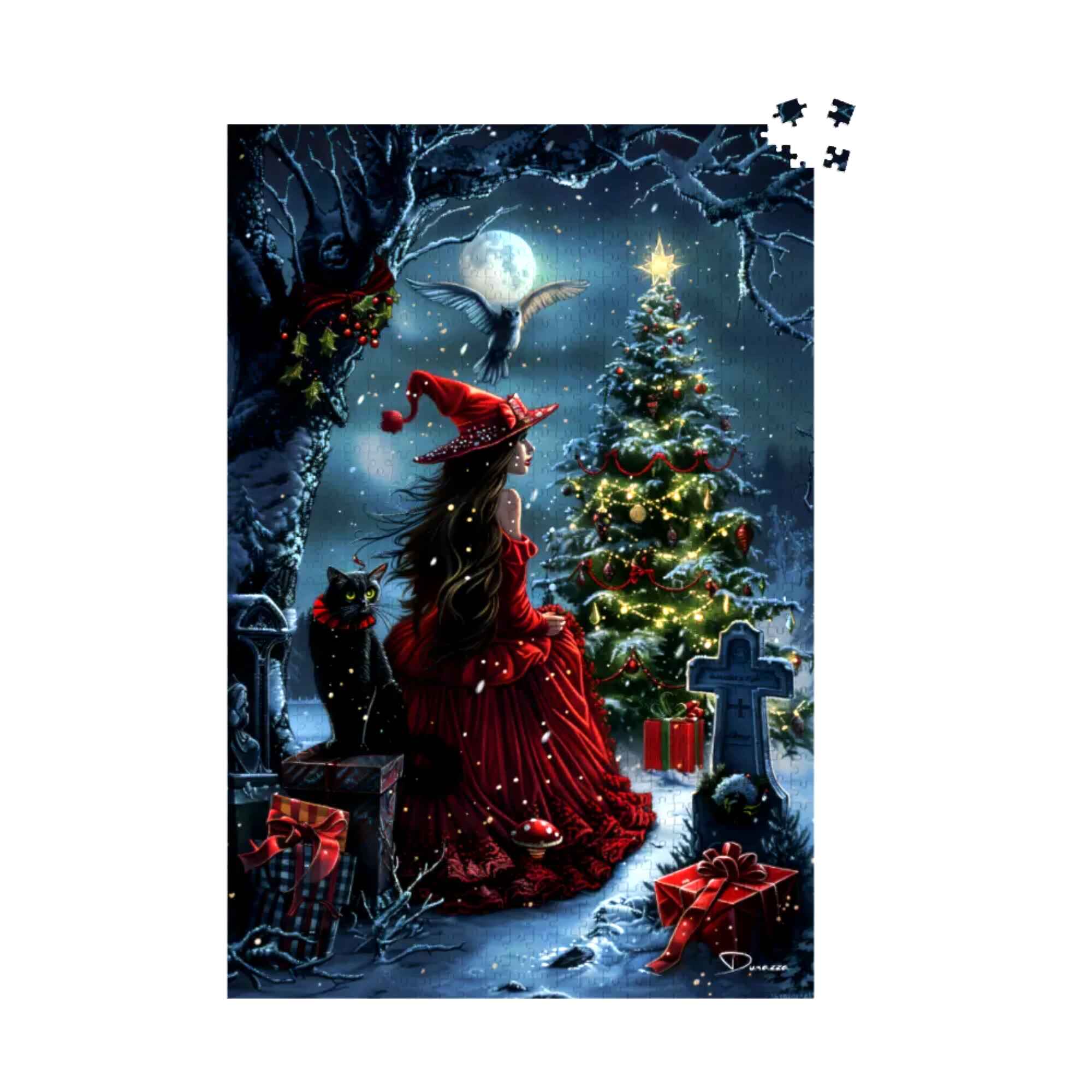 Witchmas Magic Christmas Jigsaw Puzzle 500 or 1000 Piece