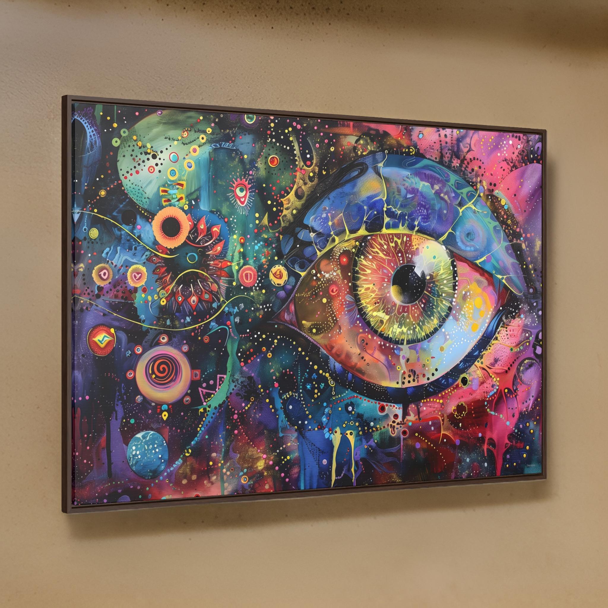 Cosmic Gaze Eye Wall Art, Celestial Home Decor